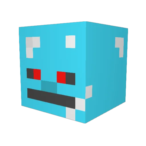 legslicer922 Minecraft avatar head, 3D render