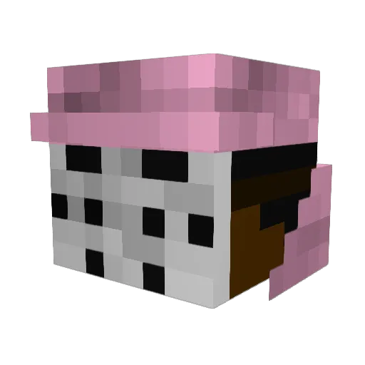 legumesauce Minecraft avatar head, 3D render