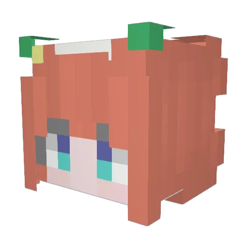 lehu1212 Minecraft avatar head, 3D render