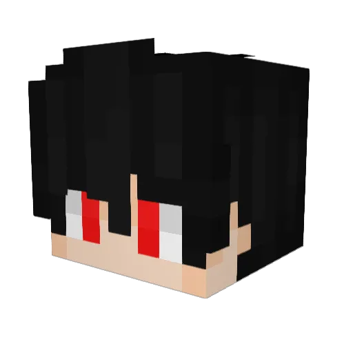 lei12334 Minecraft avatar head, 3D render