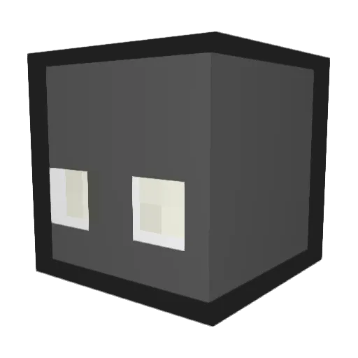 leidadao Minecraft avatar head, 3D render