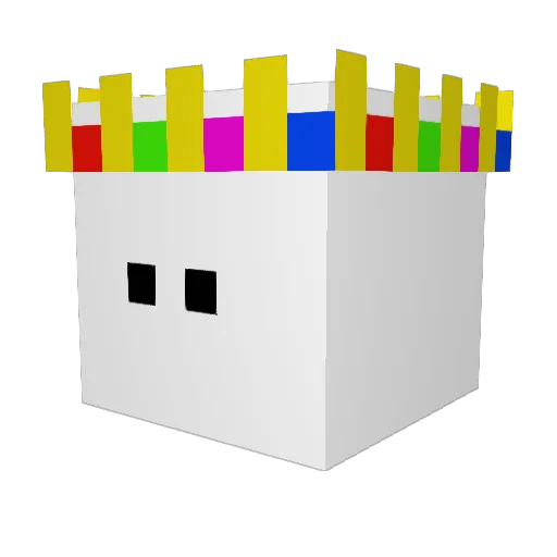 leifps Minecraft avatar head, 3D render