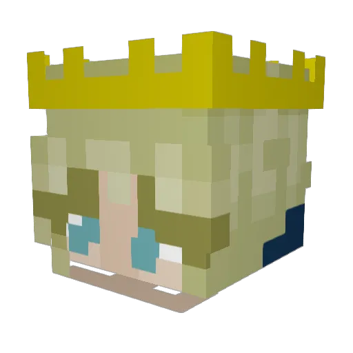 leighanne413 Minecraft avatar head, 3D render