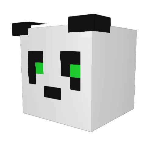 leijoon Minecraft avatar head, 3D render