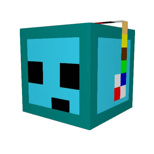 leikin03 Minecraft avatar head, 3D render
