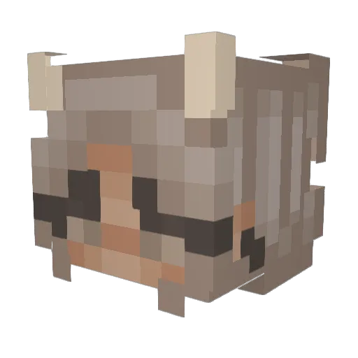 leilaXDka Minecraft avatar head, 3D render