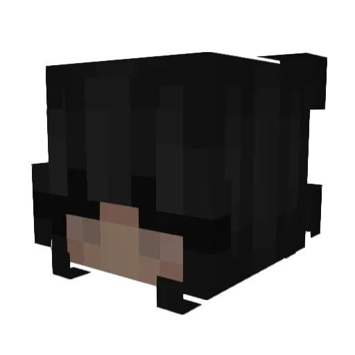 leilanis Minecraft avatar head, 3D render