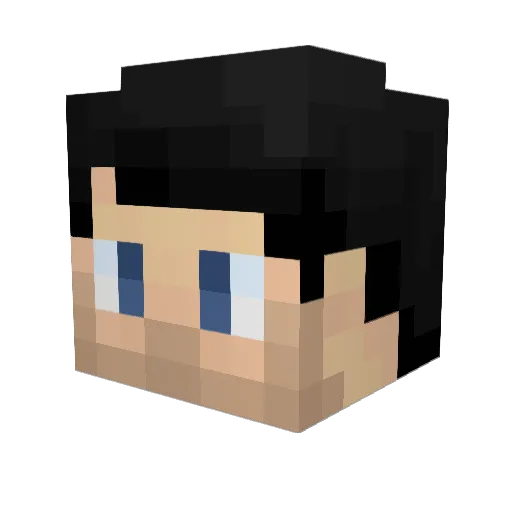 leiloserxx Minecraft avatar head, 3D render