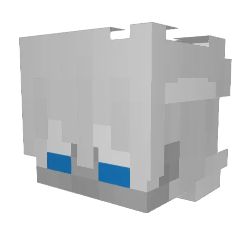 leines05 Minecraft avatar head, 3D render