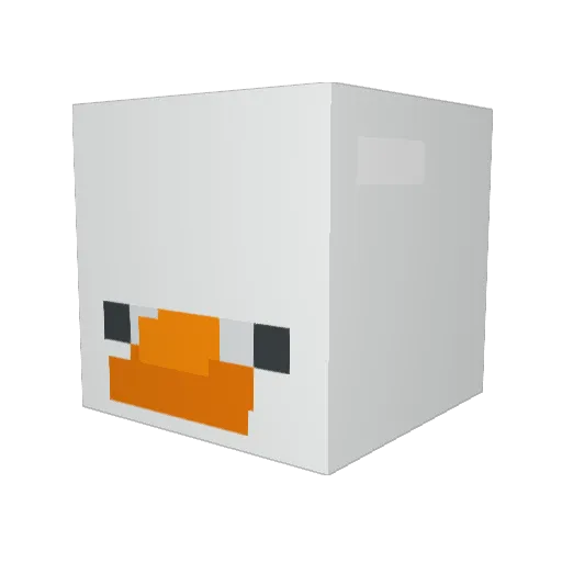 lejken Minecraft avatar head, 3D render