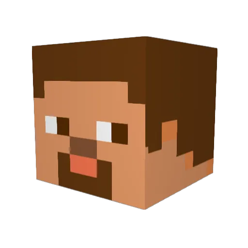 lekox30 Minecraft avatar head, 3D render