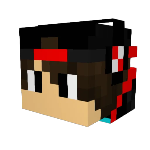 lel_2006 Minecraft avatar head, 3D render