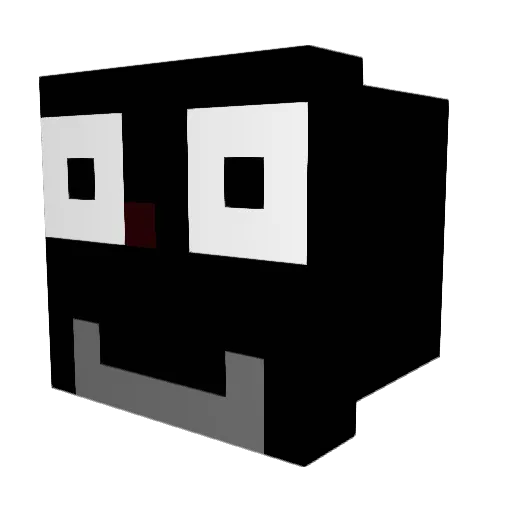 leleeeeeeeeeeeee Minecraft avatar head, 3D render