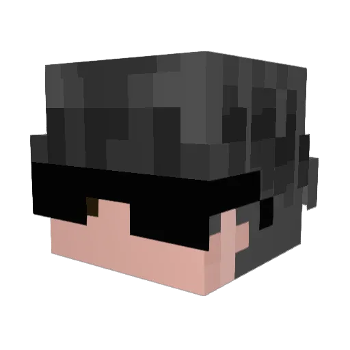 leleos0070 Minecraft avatar head, 3D render