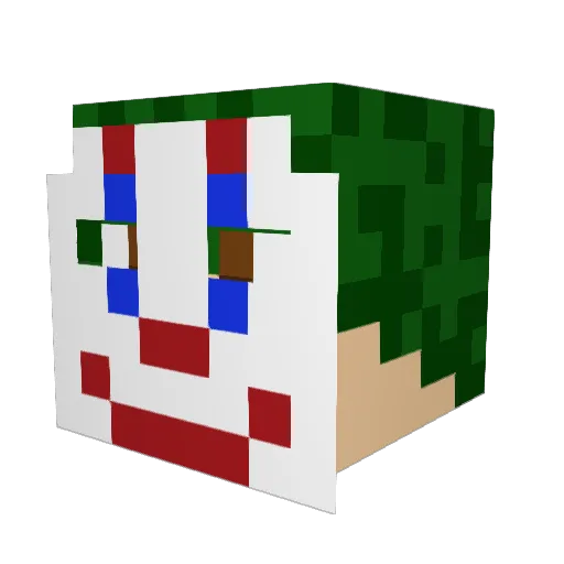 lellissimo Minecraft avatar head, 3D render