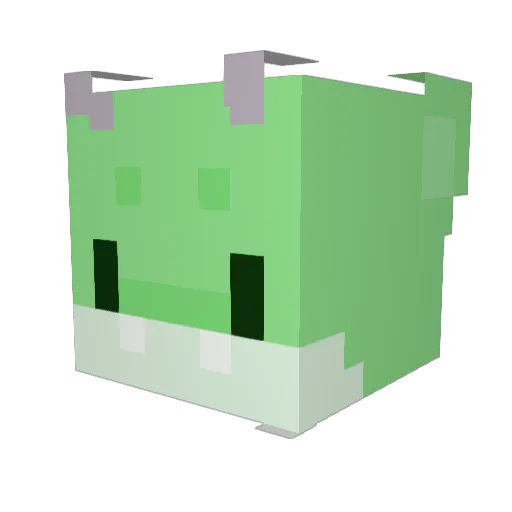 lemdor Minecraft avatar head, 3D render