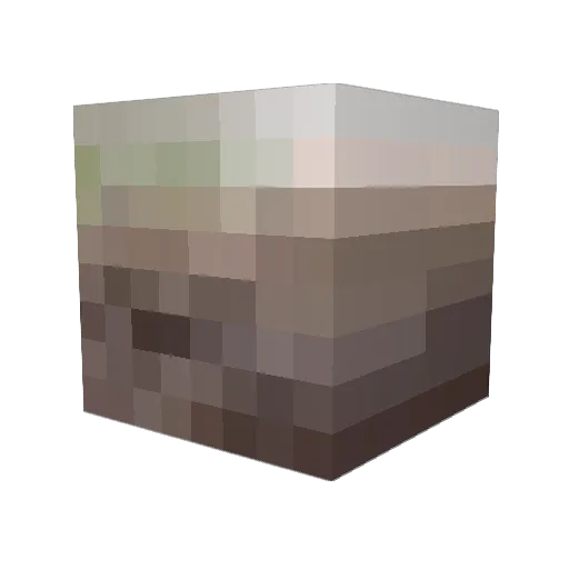 lemik_golemik Minecraft avatar head, 3D render