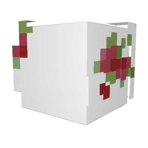 leming201211 Minecraft avatar head, 3D render