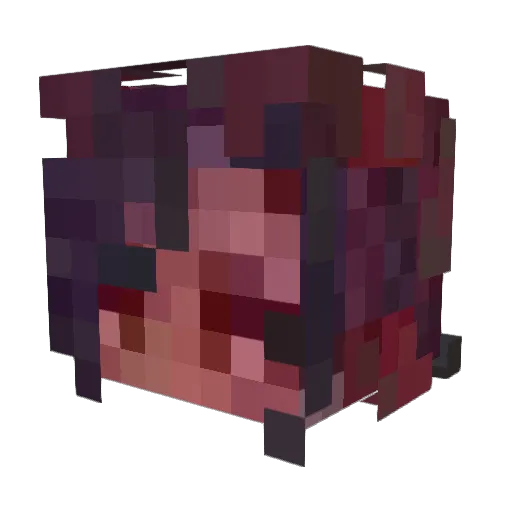 lemmylemon1 Minecraft avatar head, 3D render