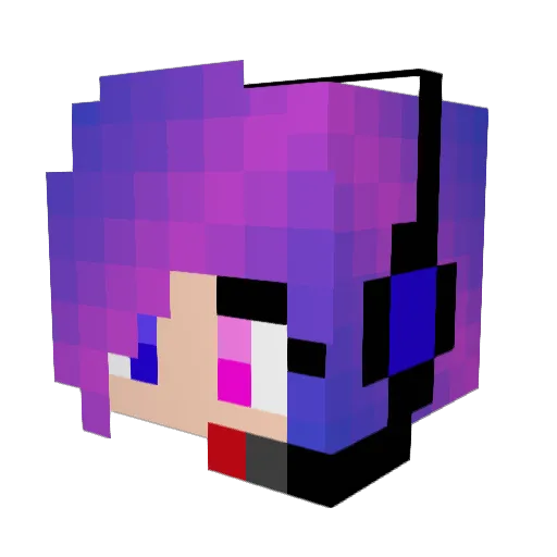 lemon0424 Minecraft avatar head, 3D render