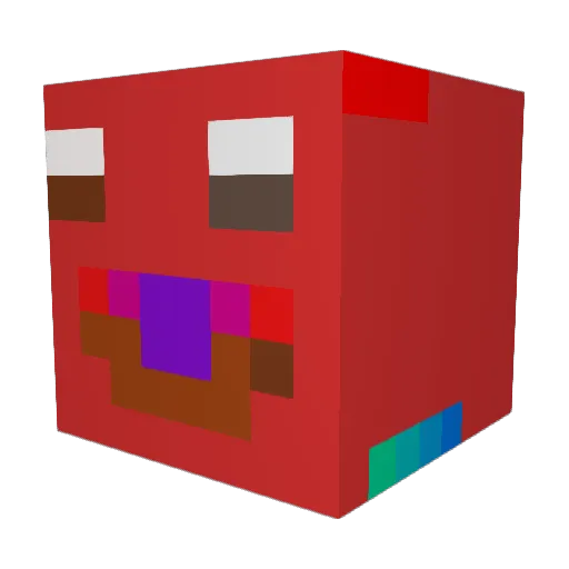 lemon228eee Minecraft avatar head, 3D render