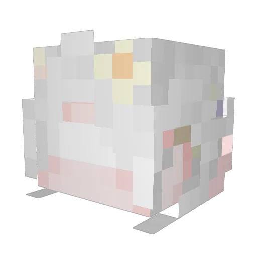 lemon3764 Minecraft avatar head, 3D render