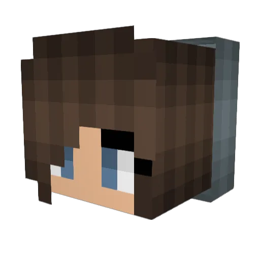lemon95739 Minecraft avatar head, 3D render