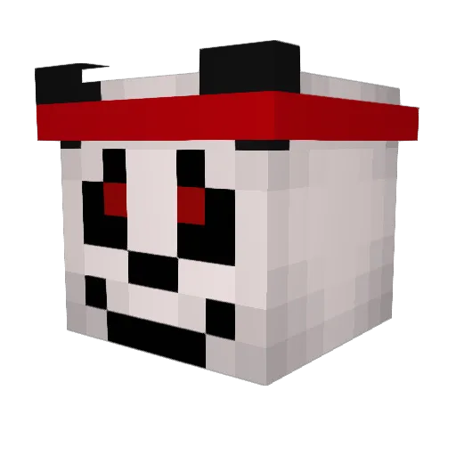 lemon_96 Minecraft avatar head, 3D render