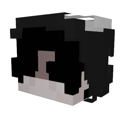 lemon_pine Minecraft avatar head, 3D render