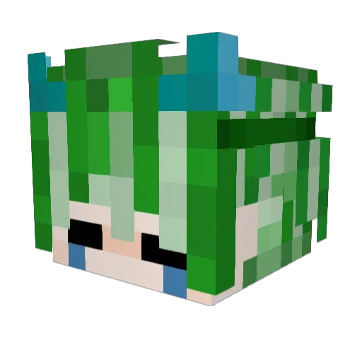lemon_ss Minecraft avatar head, 3D render