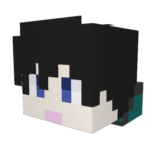 lemonade5565 Minecraft avatar head, 3D render