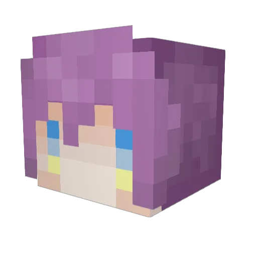 lemonade_pic Minecraft avatar head, 3D render
