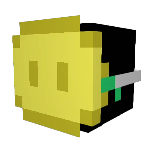 lemonbutt369 Minecraft avatar head, 3D render