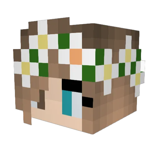 lemoncakes102 Minecraft avatar head, 3D render