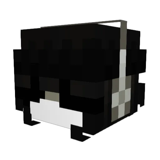 lemoncollectbee Minecraft avatar head, 3D render