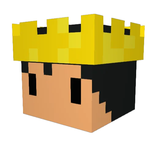 lemonehead123 Minecraft avatar head, 3D render