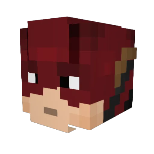 lemonider12 Minecraft avatar head, 3D render