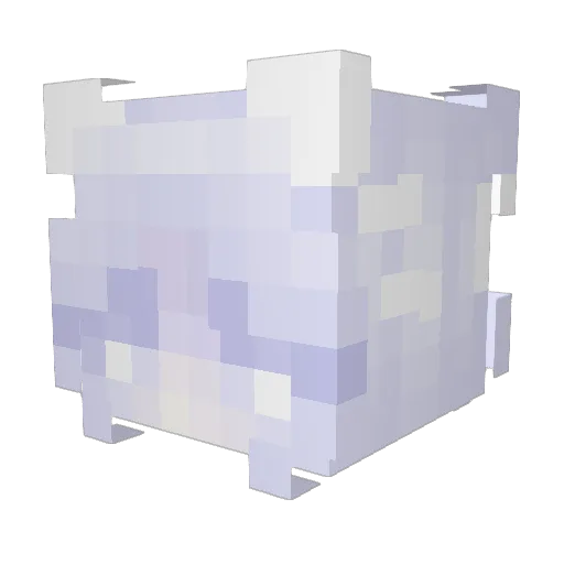 lemonistaa Minecraft avatar head, 3D render