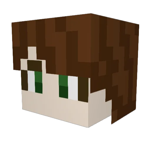 lemonjuice111 Minecraft avatar head, 3D render