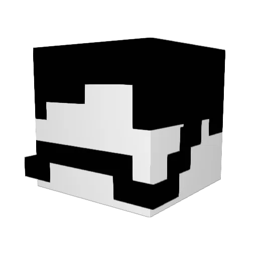 lemonke445 Minecraft avatar head, 3D render