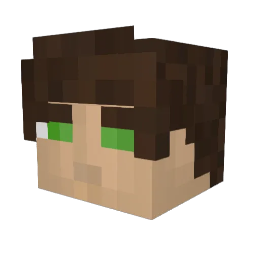 lemonninja98 Minecraft avatar head, 3D render