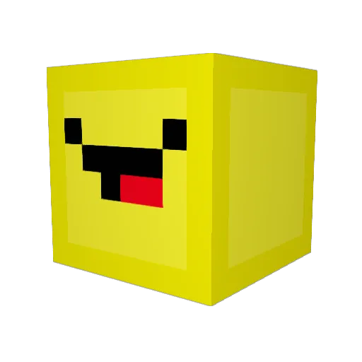 lemons_2744 Minecraft avatar head, 3D render