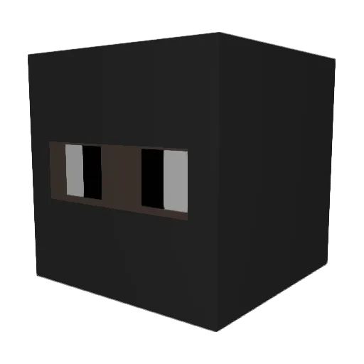 lemonwry Minecraft avatar head, 3D render