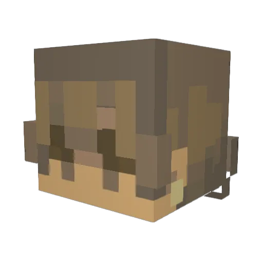 lemony318 Minecraft avatar head, 3D render