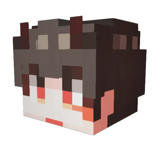 lemoon8053 Minecraft avatar head, 3D render