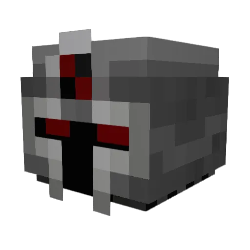 lemurminer Minecraft avatar head, 3D render