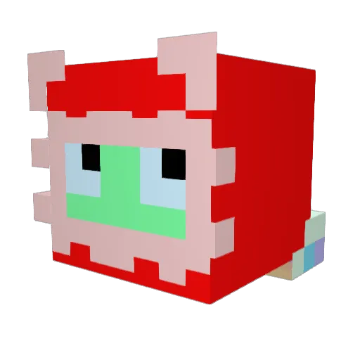 lengneoi_zoeng Minecraft avatar head, 3D render