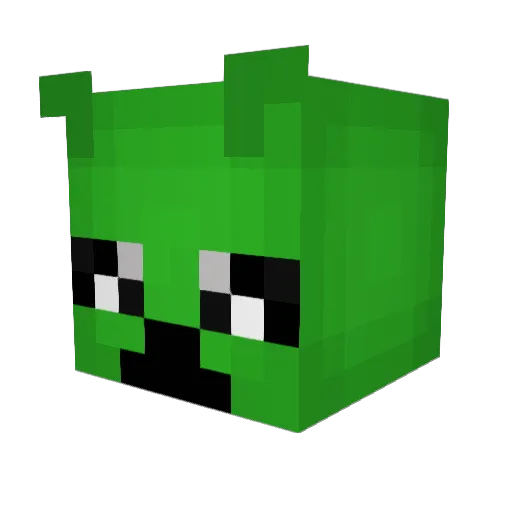 lenka07s Minecraft avatar head, 3D render