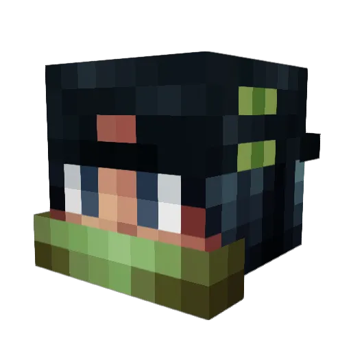 lenn_v Minecraft avatar head, 3D render