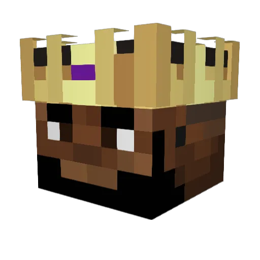 lennisao Minecraft avatar head, 3D render